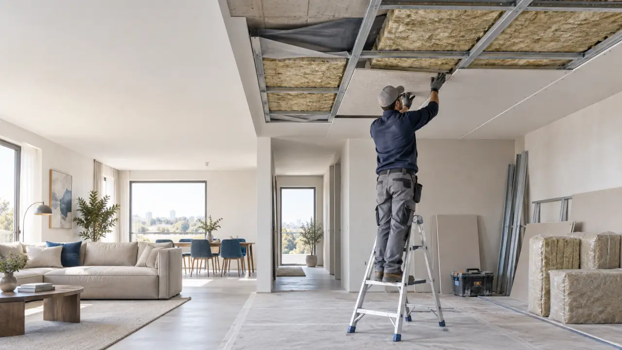 Isolation du plafond : comment choisir la solution adaptée pour un confort thermique et acoustique durable ?