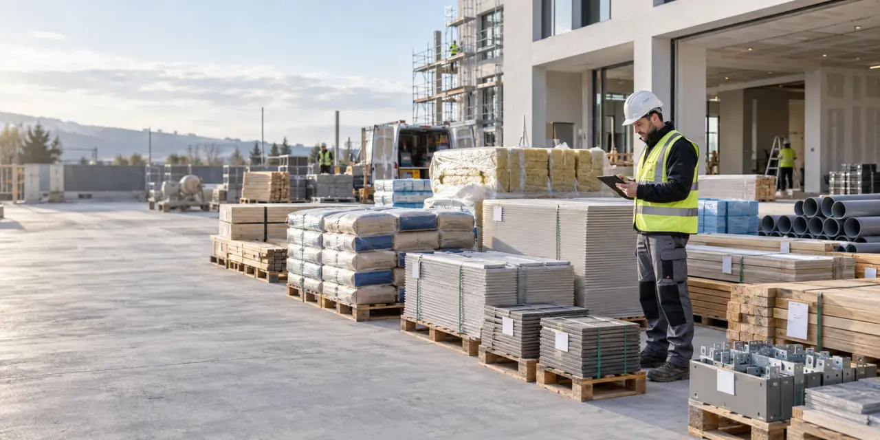 Le déstockage de matériaux de fin de chantier réduit le budget, si le stock est vérifié